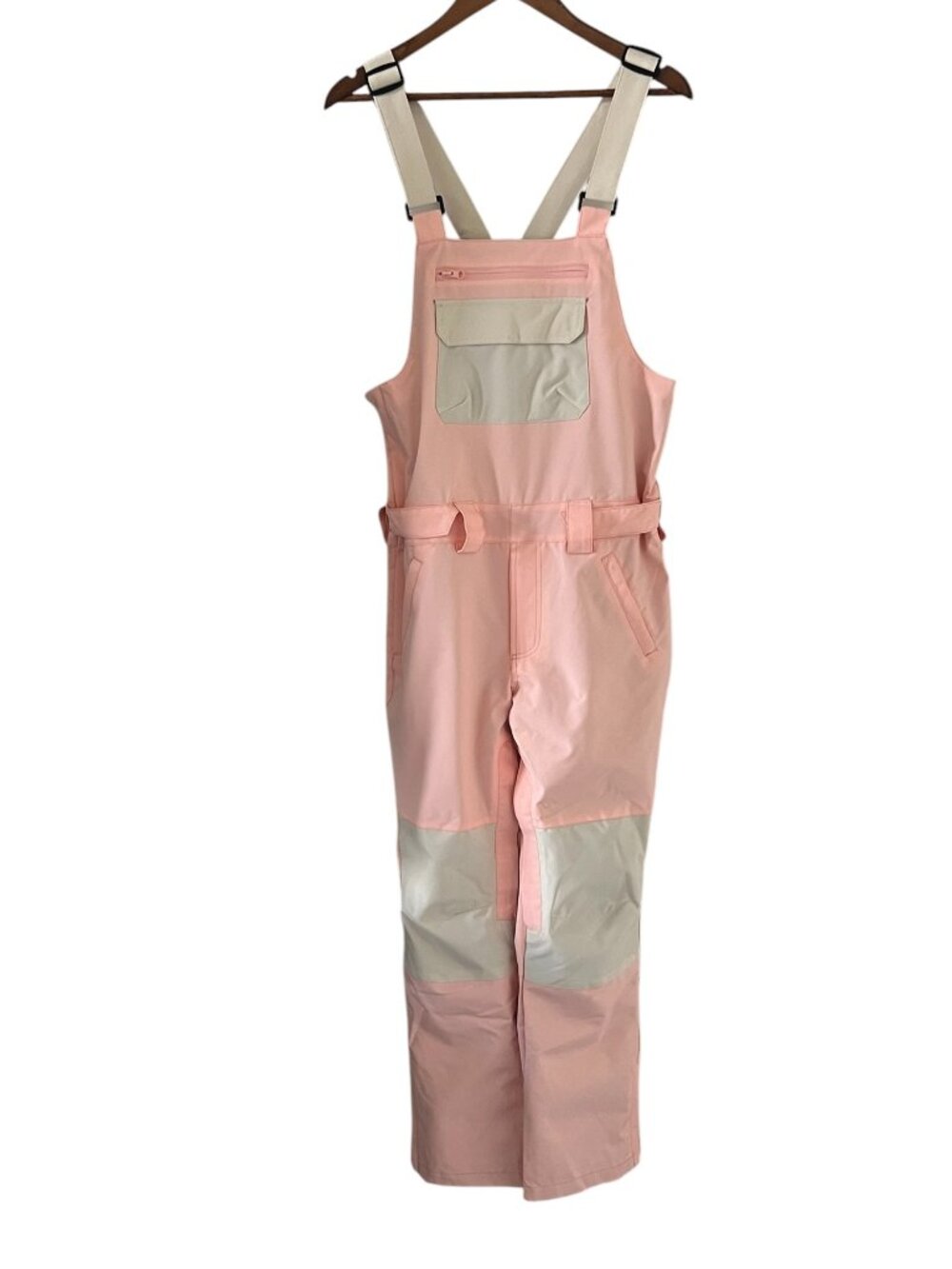 SEARIPE Winter Mountain Discover Snowboard Ski Bib Pants In Pink Size XS
